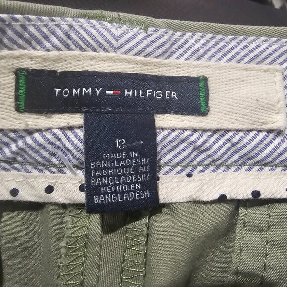 Tommy Hilfiger Pants for women size 12 green in color - Picture 3 of 3